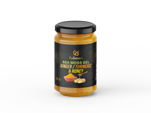Premium Ginger Turmeric Honey Sea Moss Gel