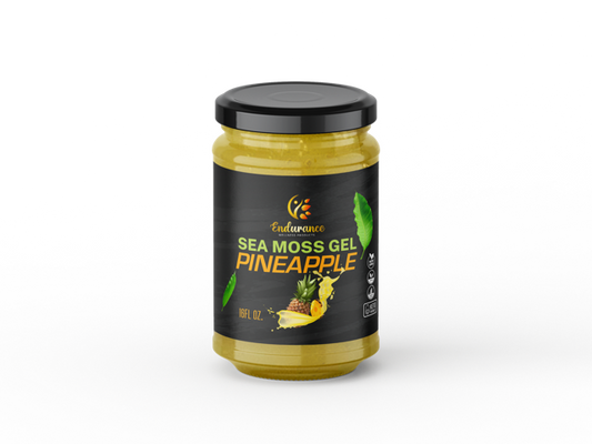 Pineapple Sea Moss Gel 16oz jar by Endurance Wellness