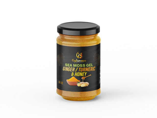 Premium Ginger Turmeric Honey Sea Moss Gel
