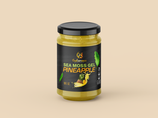 Pineapple Sea Moss Gel jar by Endurance Wellness