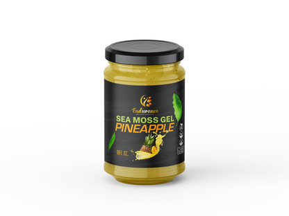 Pineapple Sea Moss product jar by Endurance Wellness Products